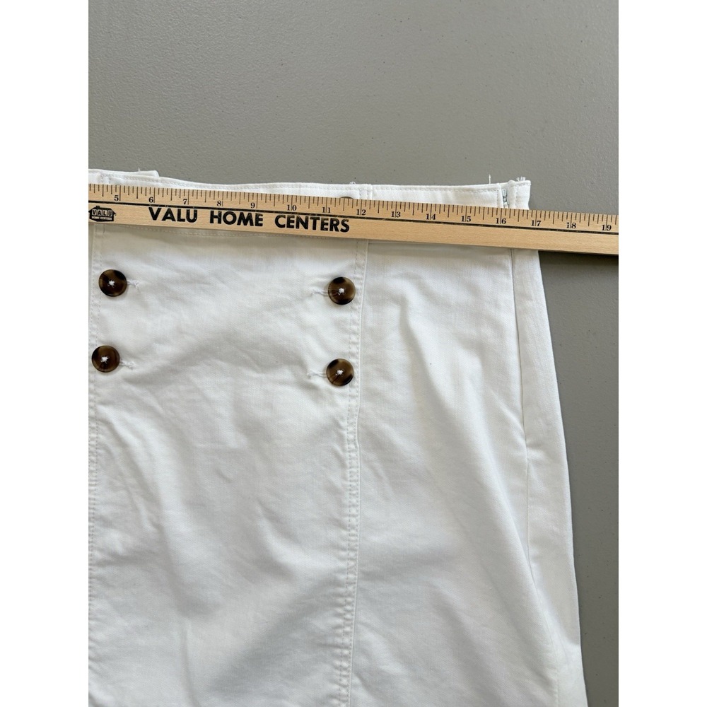 St Johns Bay Skirts White Size 14 Zip Pocket NEW No Tags. - Picture 6 of 9